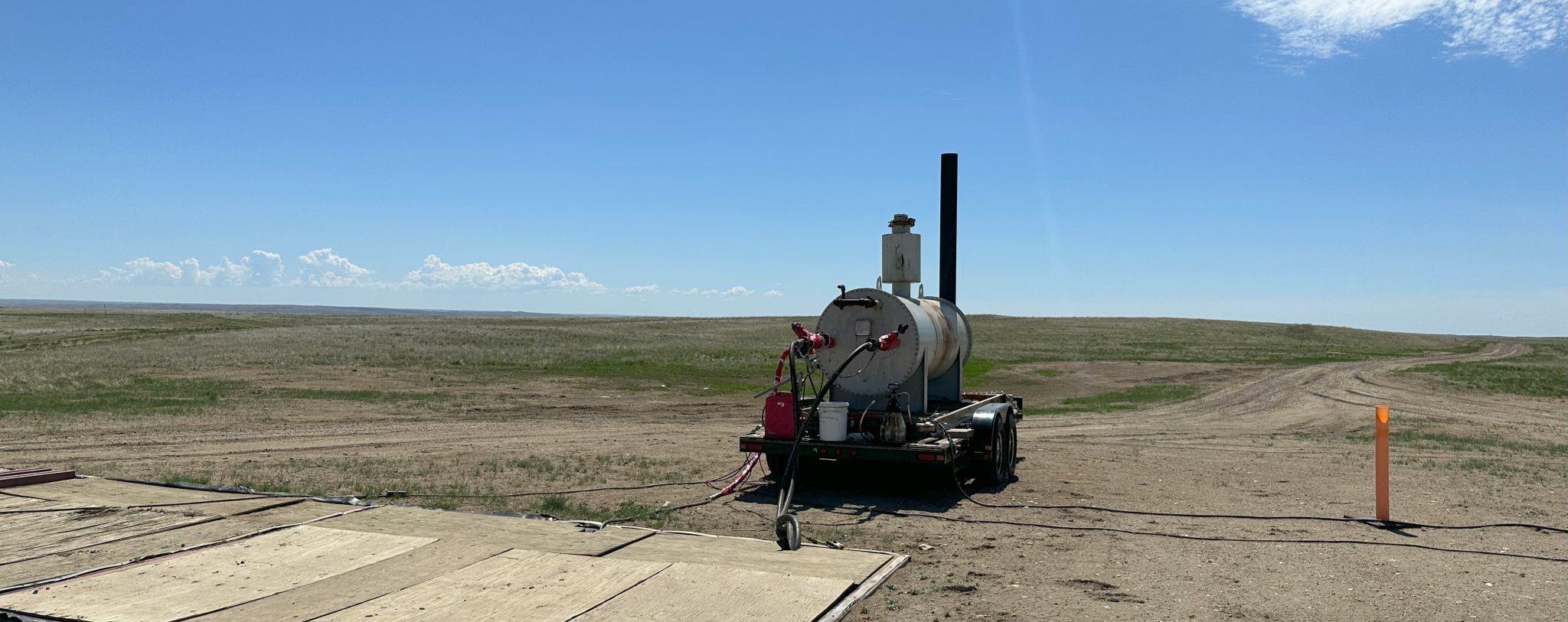 Portable gas oil ratio (GOR) unit
