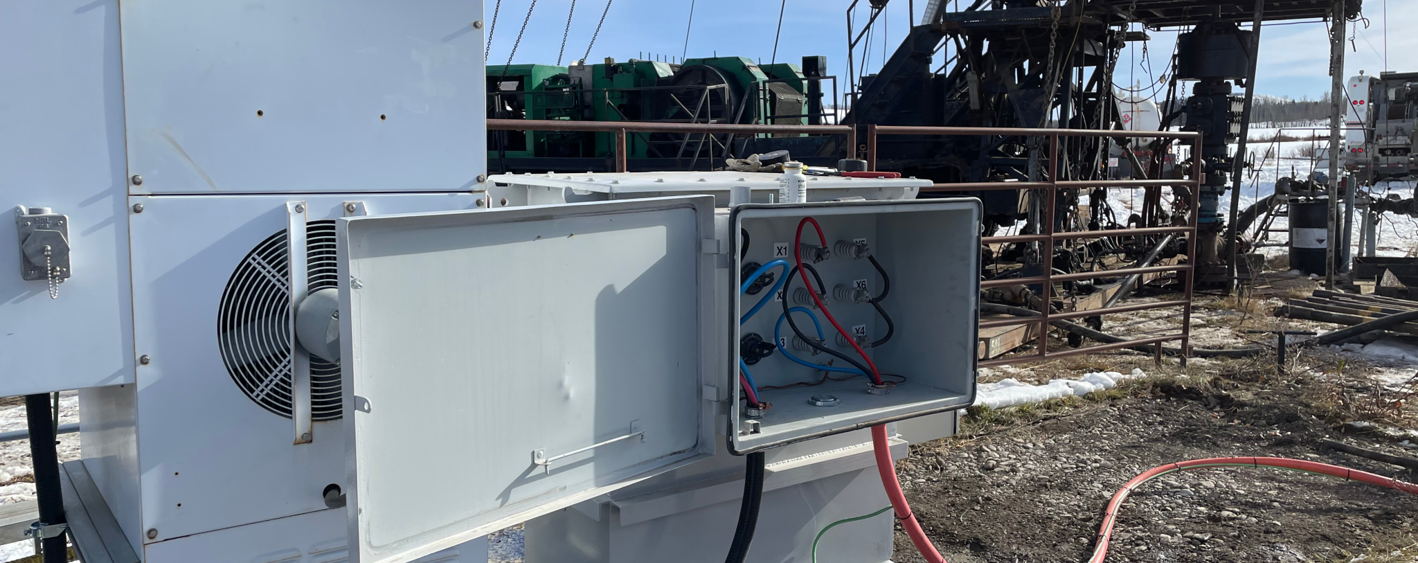 an electric submersible pump (ESP) on a conventional oil well.